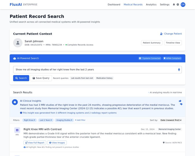 Patient Search Interface