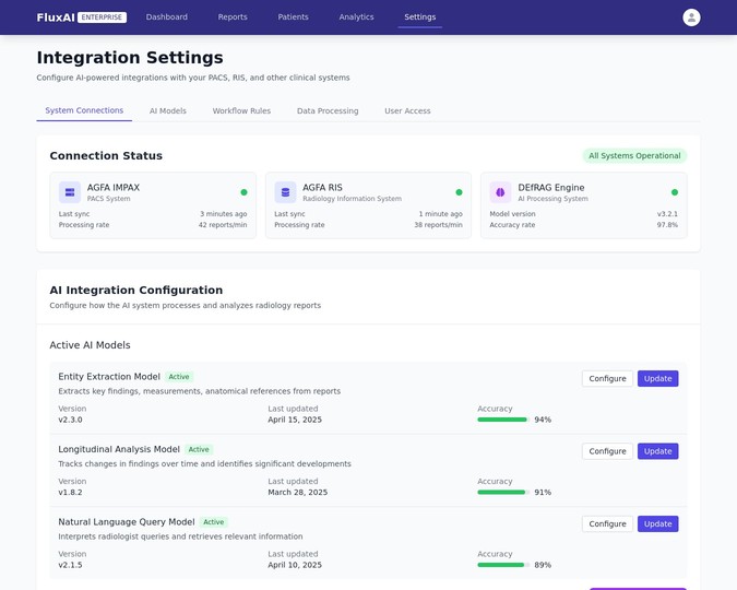 AI Integration Settings